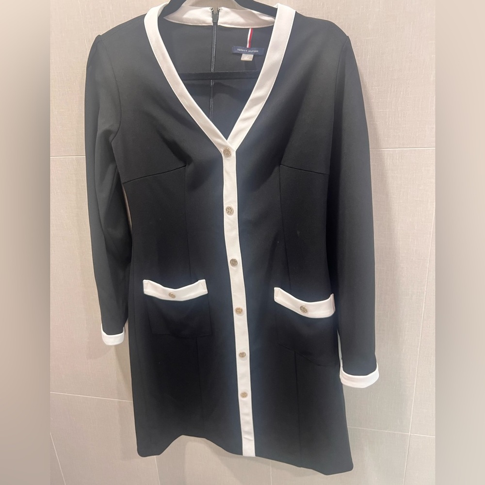 Tommy Hilfiger Black and White dress